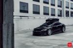 Tesla Model S P85+ on Vossen Wheels (CV10) 2019 года